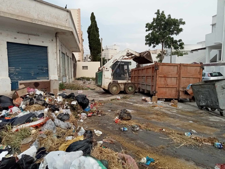 بلدية باردو: رفع حوالي 352 طن من فضلات عيد الأضحى